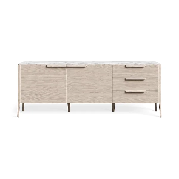 Комод-сервант RIVI Harvey (молочный дуб) 212,2x56x78,5