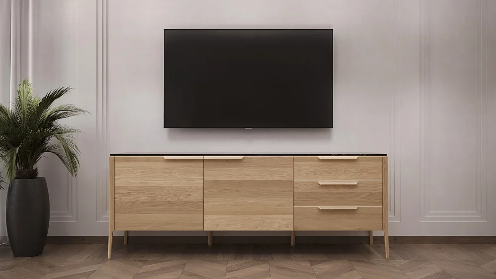 Комод-сервант RIVI Harvey (карамель) 212,2x56x78,5
