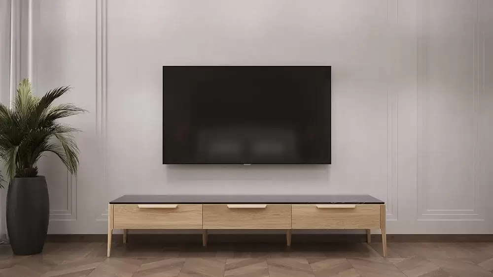 Тумба под ТВ RIVI Harvey (серый графит) 212,2x56x41,1