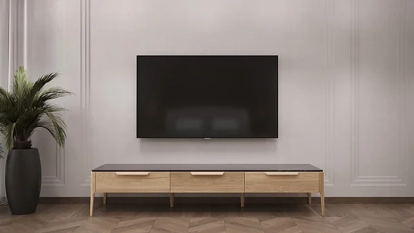 Тумба под ТВ RIVI Harvey (серый графит) 212,2x56x41,1