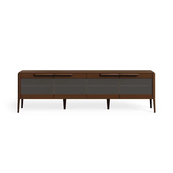 Тумба под ТВ RIVI Harvey со стеклом (карамель) 212,2x45x61,5