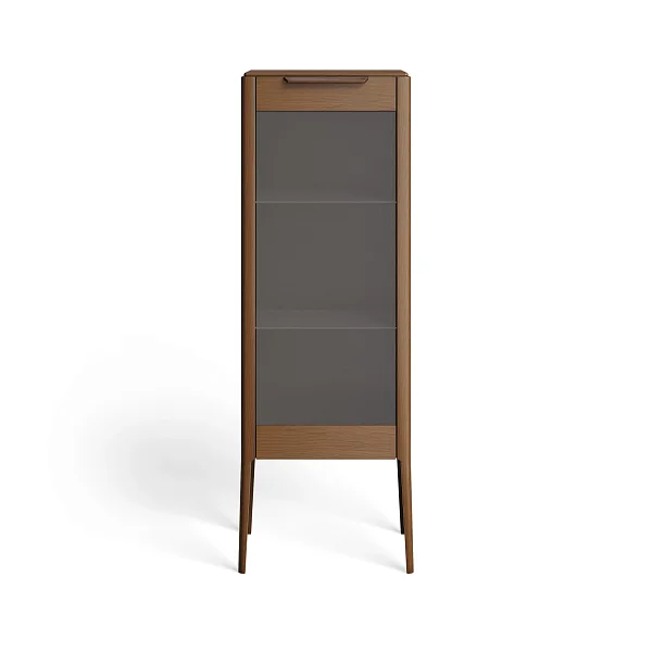 Витрина RIVI Harvey 1-но ств. (карамель) 68x46,5x176,5