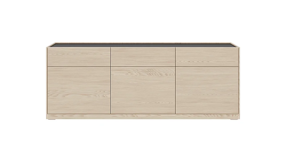 Комод-сервант RIVI GIGI 2 (молочный дуб) 180x45x72