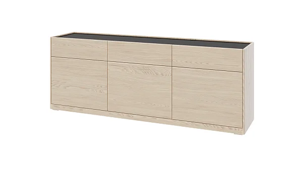 Комод-сервант RIVI GIGI 2 (молочный дуб) 180x45x72