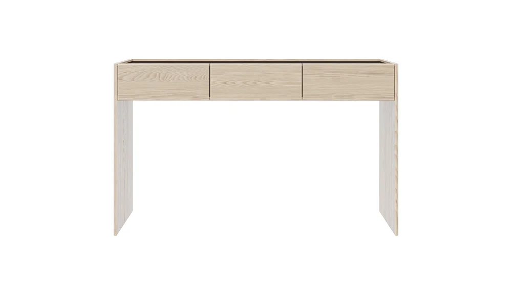 Консоль RIVI GIGI (3 ящ.) (молочный дуб) 120x36x82