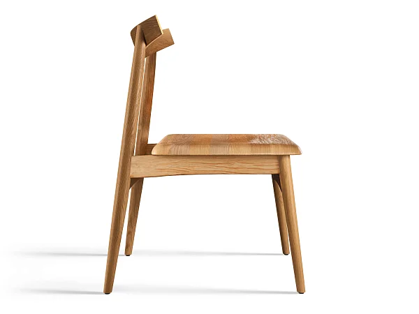 Стул RIVI Wood (model004) (дуб/натуральный) 47x58x80,7