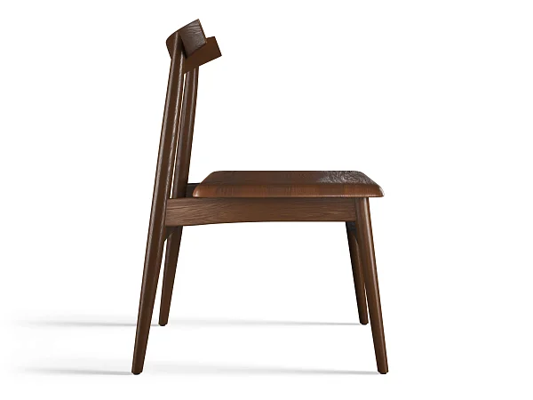 Стул RIVI Wood (model004) (дуб/карамель) 47x58x80,7