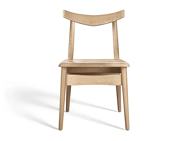 Стул RIVI Wood (model004) (дуб/молочный дуб) 47x58x80,7