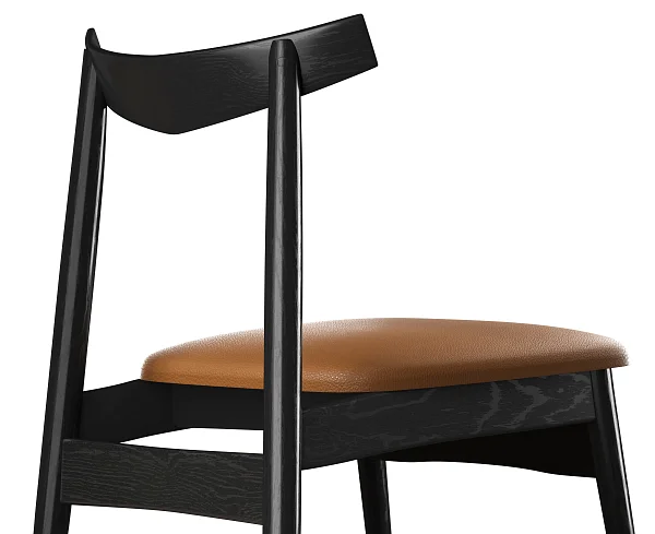 Стул RIVI Wood 1 (model004) (дуб/мокко) 47x58x80,7