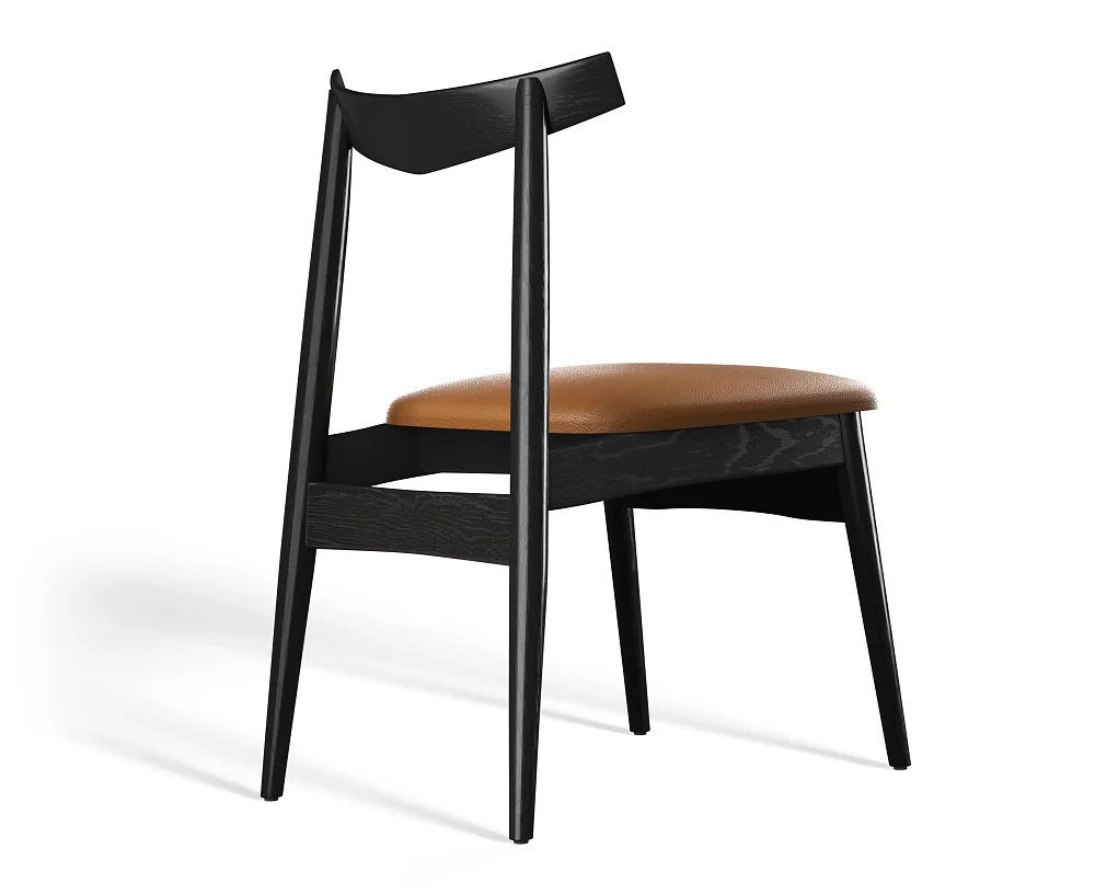 Стул RIVI Wood 1 (model004) (дуб/мокко) 47x58x80,7