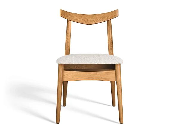 Стул RIVI Wood 1 (model004) (дуб/натуральный (бесцветный)) 47x58x80,7