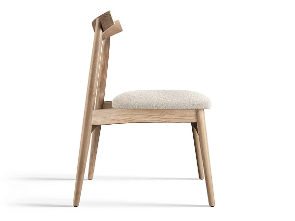 Стул RIVI Wood 1 (model004) (дуб/натуральный (бесцветный)) 47x58x80,7