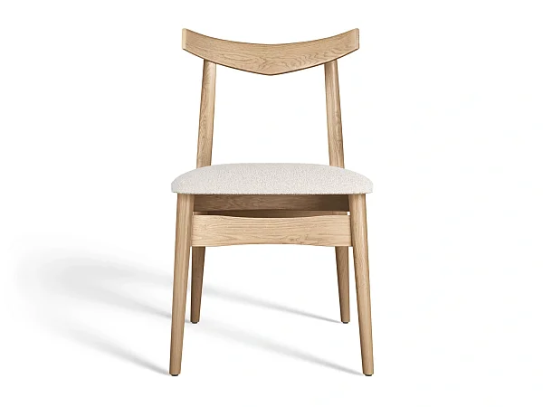 Стул RIVI Wood 1 (model004) (дуб/молочный дуб) 47x58x80,7