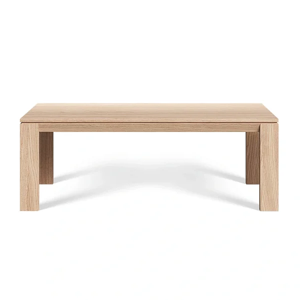 Стол обеденный RIVI Latte (model011) (дуб/молочный дуб) (отделка столешницы - шпон дуба) 200x100x75