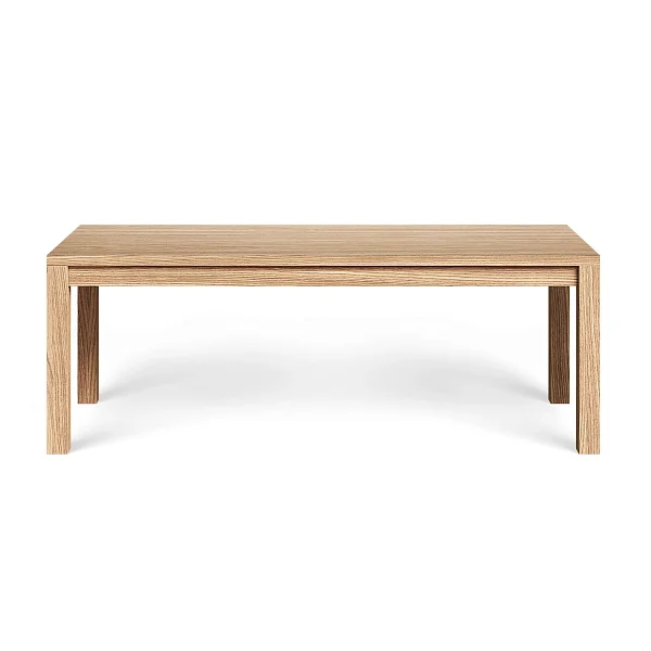 Стол RIVI Latte Basic (model015) (дуб/натуральный (бесцветный)) (отделка столешницы - шпон дуба) 200x100x75
