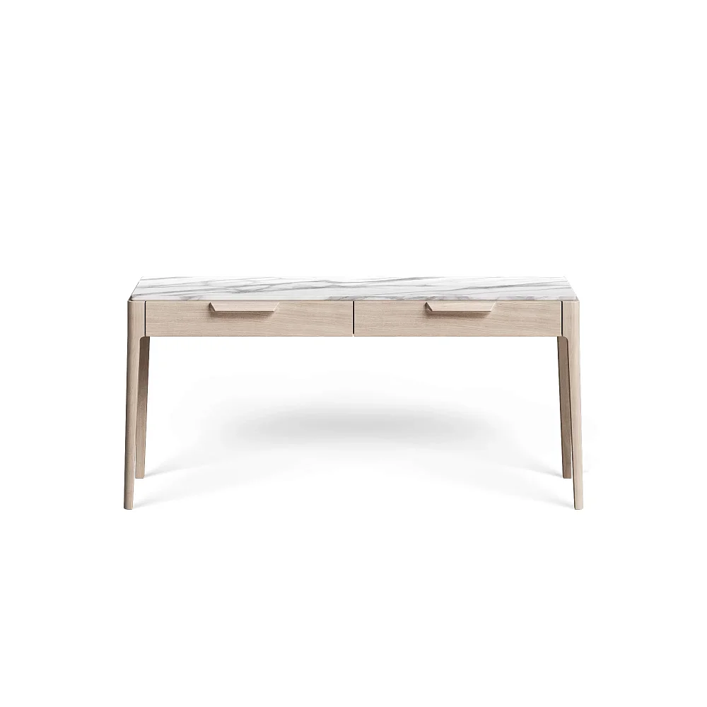 Консоль RIVI Harvey mini (дуб/молочный дуб) 100x40x61