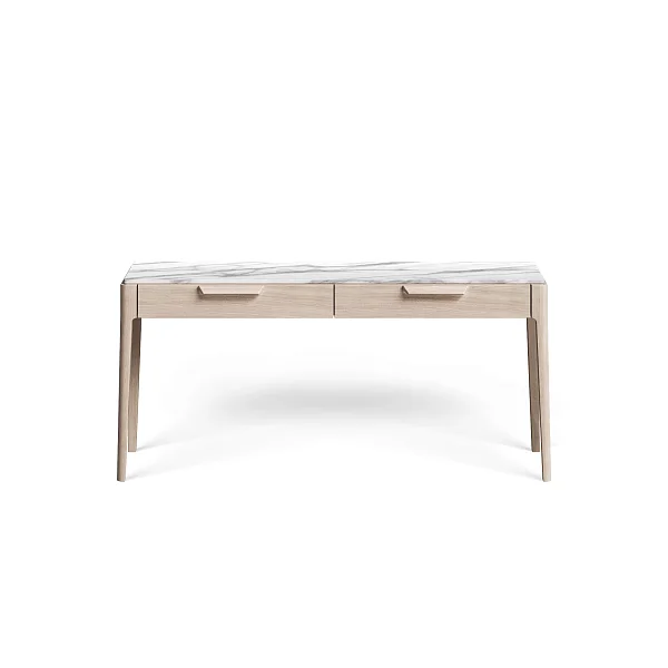 Консоль RIVI Harvey mini (дуб/молочный дуб) 100x40x61