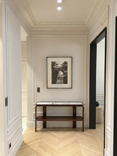 Консоль RIVI Circle (дуб/мокко) 160x45x89,8
