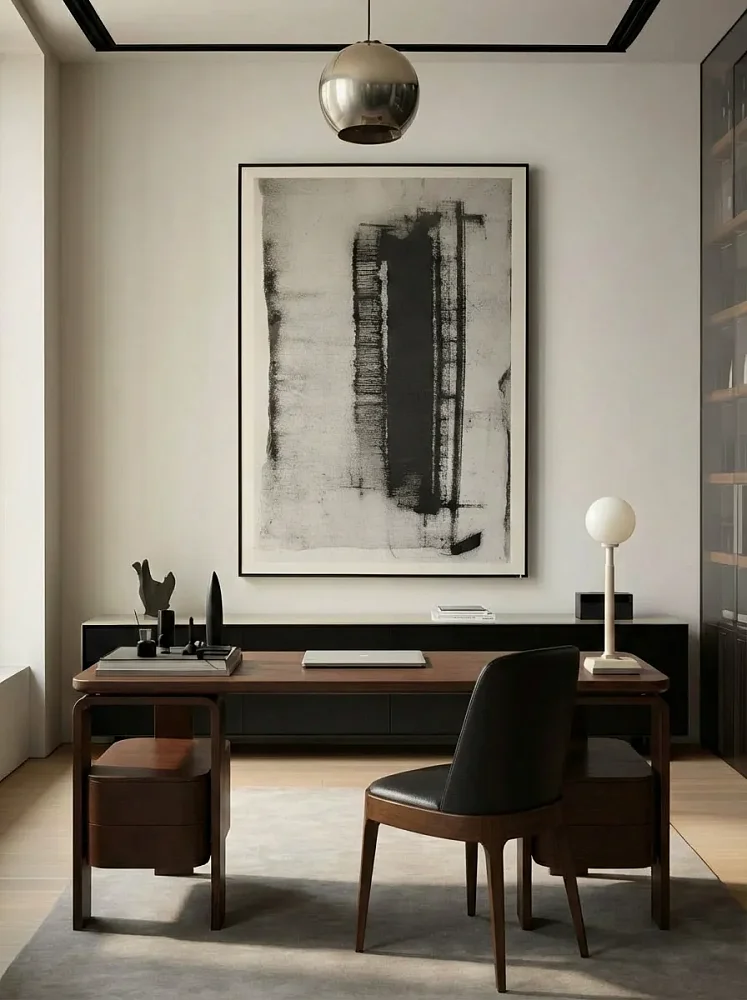 Стол письменный с двумя тумбами RIVI Harvey (дуб/карамель) 160x65x75