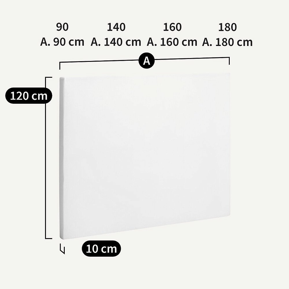 Изголовье для кровати без чехла Stadia Стадиа 160 см белый