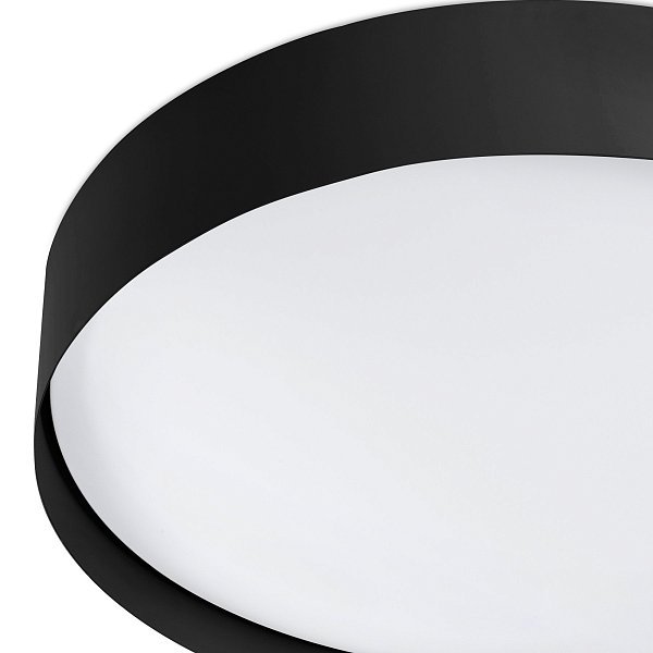 Потолочный светильник Vuk черный LED 40W 2700K