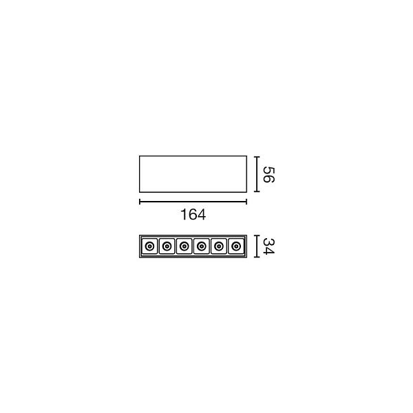 Потолочный светильник Neso Point 6 2700K 12 гр. DALI