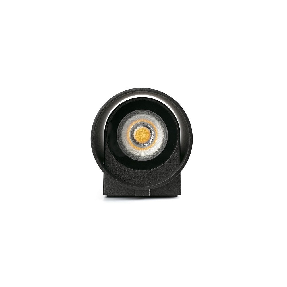 KOV 2L Настенный светильник круглый черный LED 2x6W 2700K 23°/34°