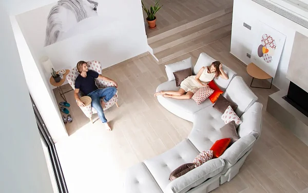 Модульный диван Arianne Plus U1 + S1 + 2M + R + PT, ножки черный пластик 3/6 см