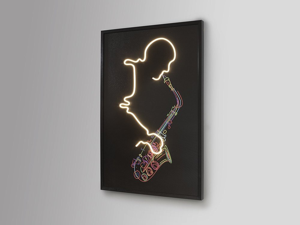 Saxofon Светодиодная картина LED 80X120