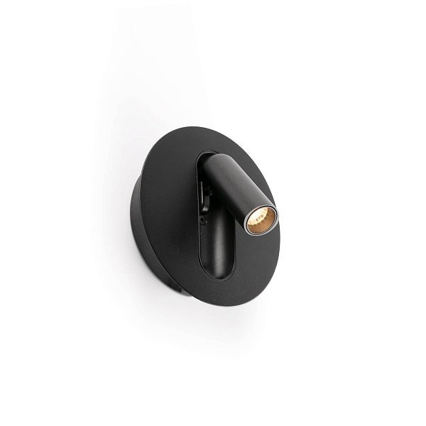 TIMIT Бра с ридером черное LED 2700K