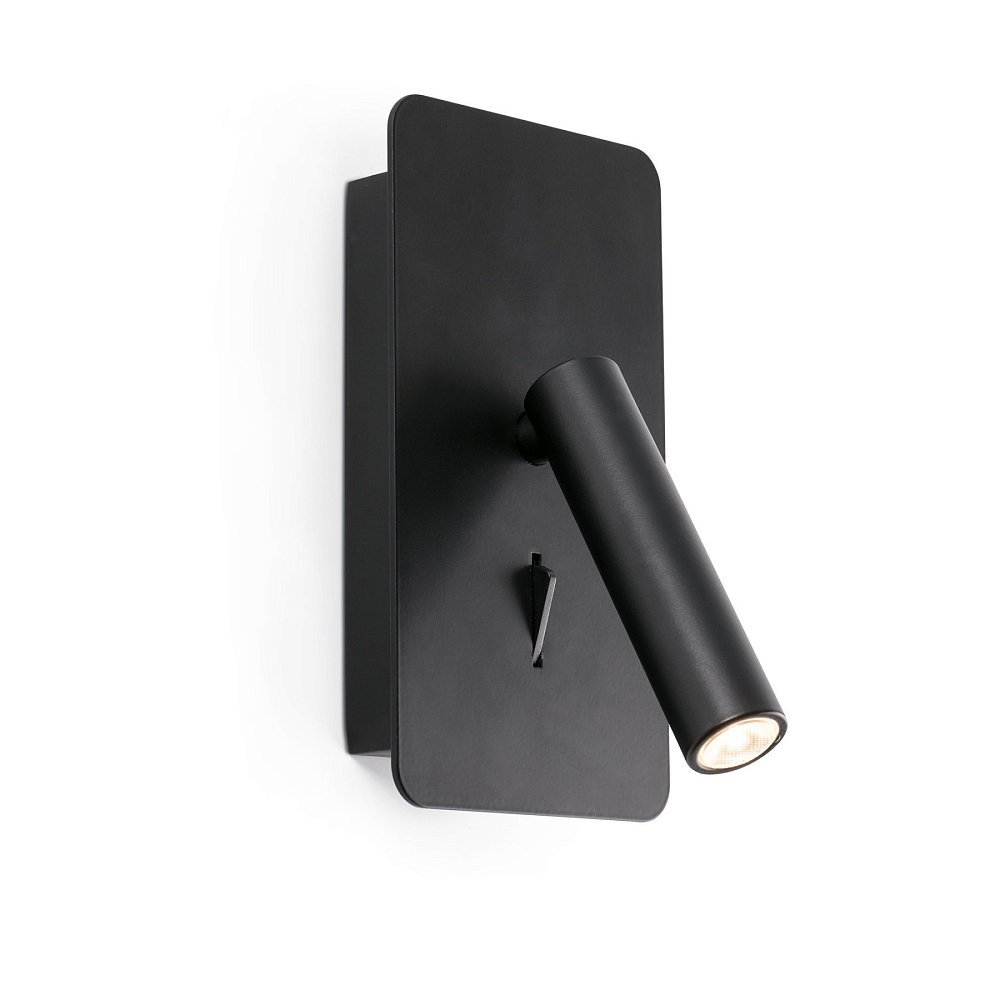 SUAU USB C Черный настенный светильник для чтения USB C LED 3W