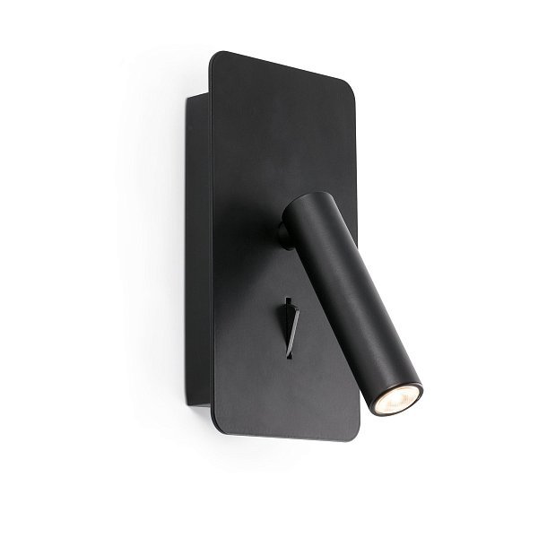 SUAU USB C Черный настенный светильник для чтения USB C LED 3W
