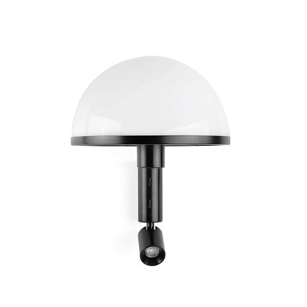 Настенный светильник DOME черный 1xE27 3W 2700K