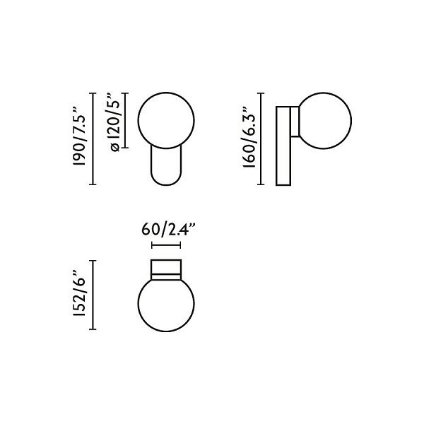 Настенный светильник MABE матовый никель LED 6W 3000K