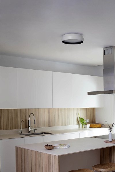 Shoku 350 Настенный/потолочный светильник белый/черный LED 24W 2700K DIM