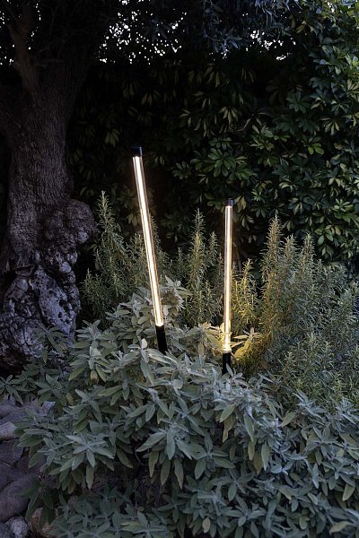 Лампа Bambou 1068 с шипом черная LED 8W 2200K