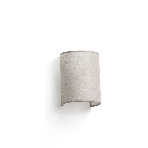 Настенный светильник Otton R Round Linen вертикальный 1xE27