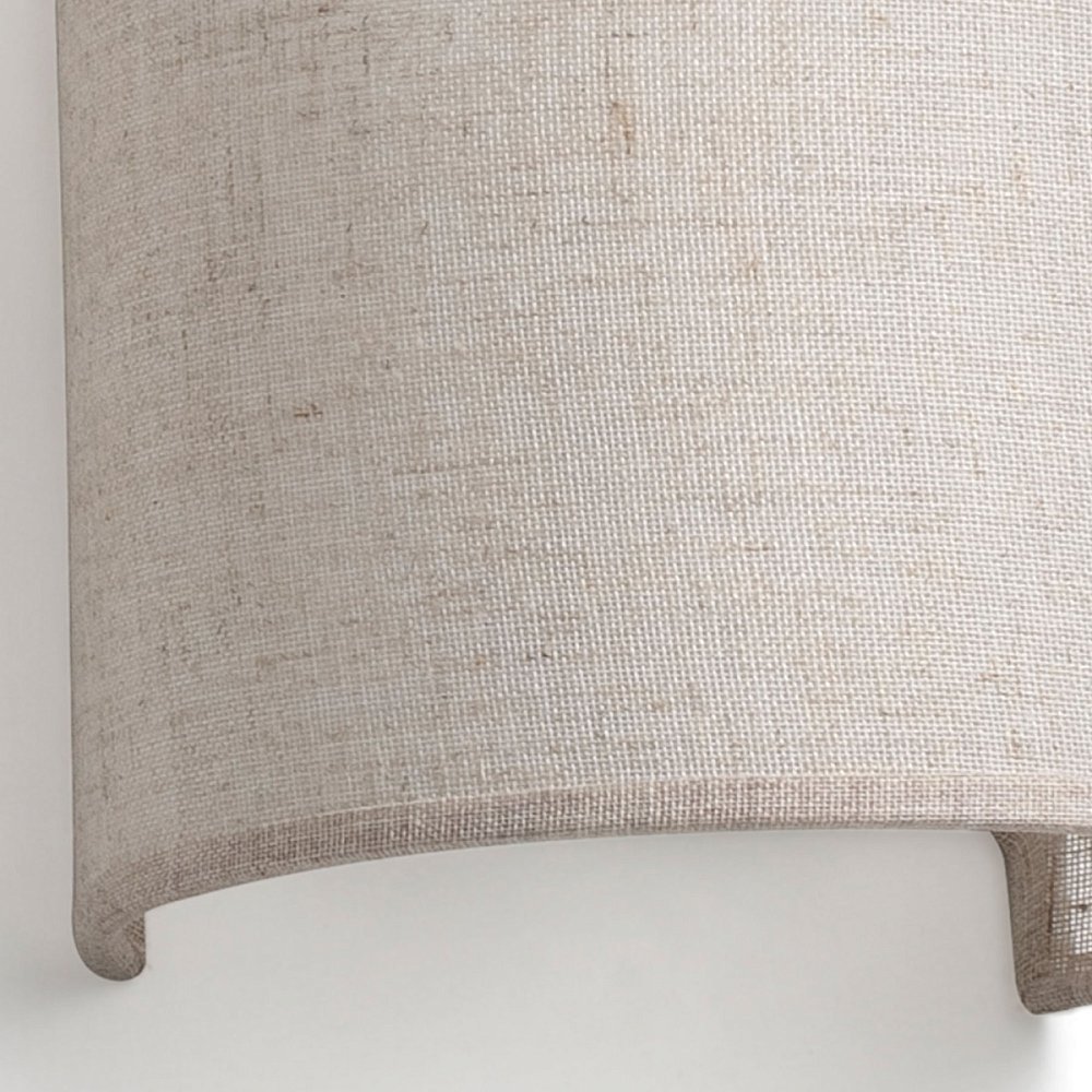 Настенный светильник Otton R Round Linen вертикальный 1xE27