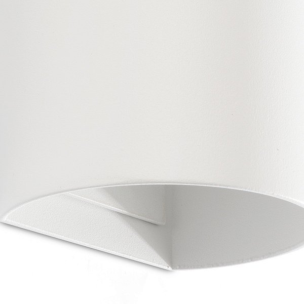 SOLE APLIQUE REDONDO BLANCO LISO 2xGU10