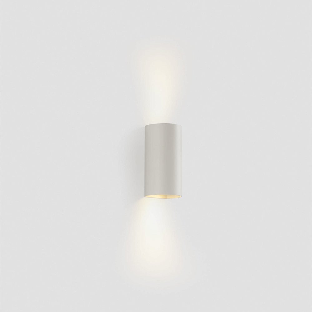 SOLE APLIQUE REDONDO BLANCO LISO 2xGU10