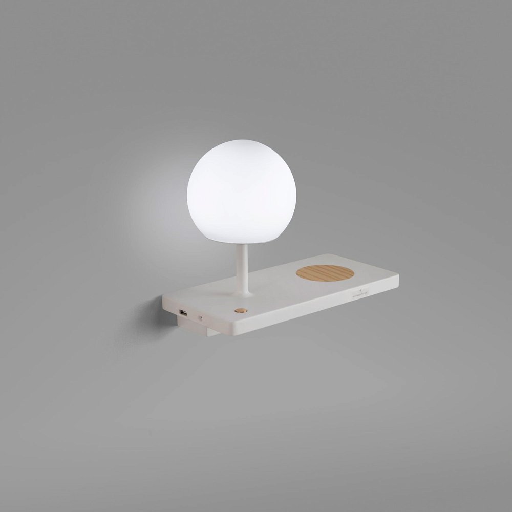 Бра с полкой Niko Right LED белое 7W 3000K