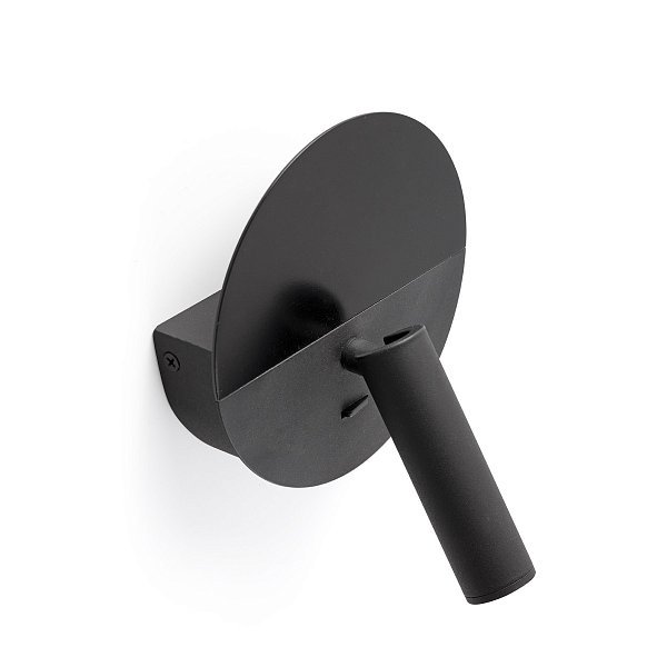 DUAS Бра с ридером черный USB C LED 3W 2700K
