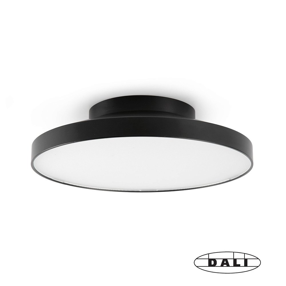 TAK Потолочный светильник 20W черный PRISM. 4000K CRI90 DALI