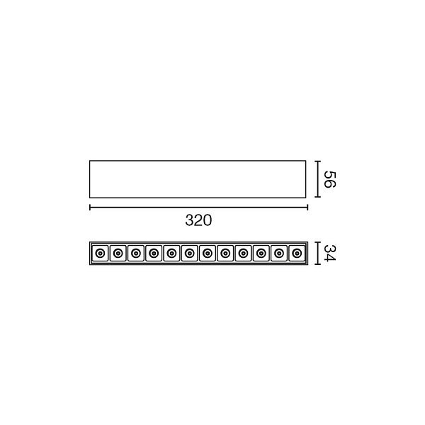 Светильник Neso Point 12 2700K 34° черный CASAMBI