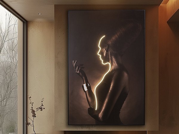Silueta Светодиодная картина LED 120X180