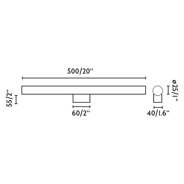 CALMA Настенный светильник LINESTRA золотистый 7W 2700K