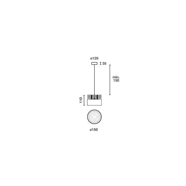 TEK Подвесной светильник 10W черный 40є 4000K CRI90 TRIAC