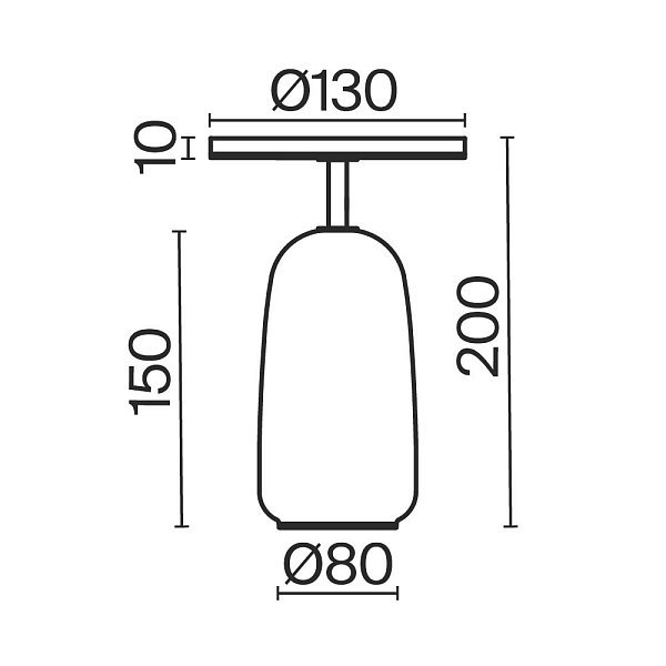 Настольный светильник Umbra MOD522TL-L6BG3K