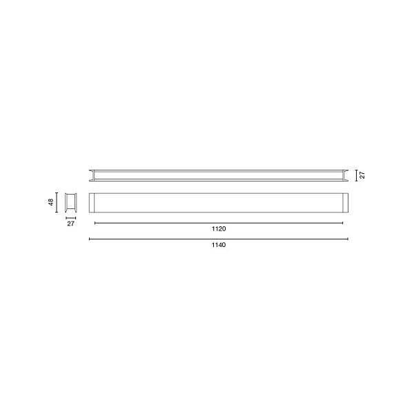 LUVA DECO Потолочный светильник 1120 12W 3000K белый
