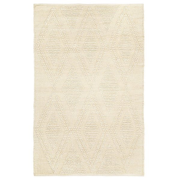 Ковер из шерсти и переработанного хлопка shillong из коллекции ethnic, 120х180см